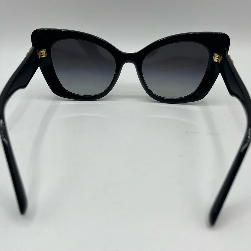 Dolce & Gabbana Women’s Cat Eye Sunglasses DG4405 Black - Picture 5 of 9